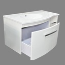 LAVABO MEUBLE BLANC +LAMPE SANS MIRROIRE N°10+ N°12 (AYFR)