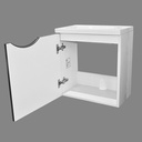 LAVABO MEUBLE SANS MIRROIRE N°1+N°4 (AYFR)