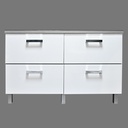 MEUBLE LAVABO 120cm SANS VASQUE N°6 (AYFR)