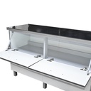 MEUBLE LAVABO 120cm SANS VASQUE N°6 (AYFR)