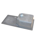 EVIER QUARTZ SIMPLE BAC GRIS 18X36 AVEC ACCESSOIRES  (UE)