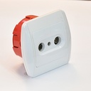 PRISE TV BLANC KG815TM MZ8824 AVEC BOITIER  (DSTK)(40)
