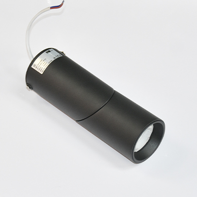 SPOT LED ROTATIF POUR MONTAGE SURFACE  7 W 4000 K AC 110-256 V 30 000h 500 LM,    Ø65 X H. 180 MM NOIRE 1050203927