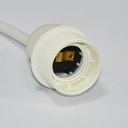 DOUILLE E-27 4A 250V BLANC  6829CTB-FR SOLERA