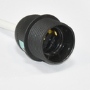 DOUILLE E-27 4A 250V NOIR  6829CTN-FR SOLERA