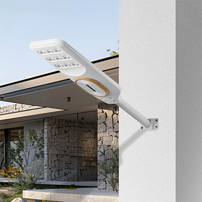 LAMPADAIRE SOLAIRE 300W 2180lm 5V 22W PANNEAU SOLAIRE 50000h 7000K IP65  1050204028