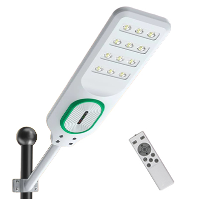 LAMPADAIRE  SOLAIRE 400W 2713lm 5V 28WPANNEAU SOLAIRE 50000h 7000 K.  1050204029
