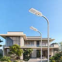 LAMPADAIRE  SOLAIRE 400W 2713lm 5V 28WPANNEAU SOLAIRE 50000h 7000 K.  1050204029
