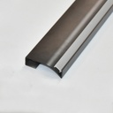 PLINTHE ALUMINIUM H.50X(L)2500 MM KC02/50 NOIR U987140