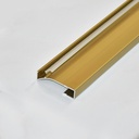 PLINTHE ALUMINIUM H.50X(L)2500 MM KC02/50 DORÉ U987146