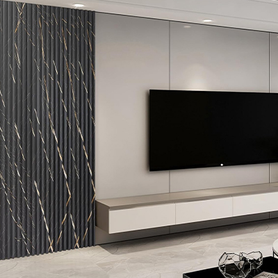 PANNEAU MURAL WPC COULEUR : LR045 155x17x2900