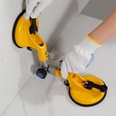 DOUBLE  VENTOUSE DE LEVAGE ANGLE REGLABLE 130 MM(1.37kg) PUISSANCE ASPIRATION MAX 140KG 2010806053