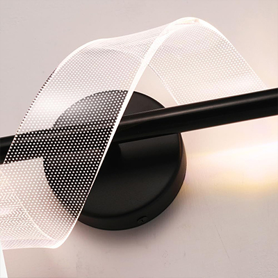 APPLIQUE MURALE LED 7W 3COULEUR 638 bk