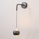 APPLIQUE MURALE LED 7W 3COULEUR 632 bk