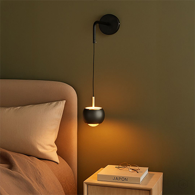 APPLIQUE MURALE LED 7W 3COULEUR 632 bk