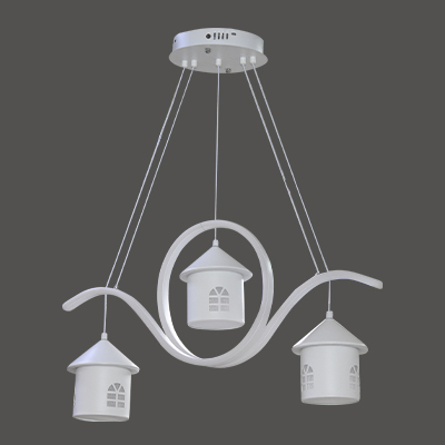LUSTRE SUSPENDU 104W 3COULEURS 8610-3