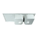 EVIER RESINE STKN 2C1E BLANCO 11102002
