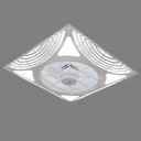 Ventilateur plafonier avec LED 75W (60x60) 220-240V 50/60Hz +commande  VIN-1214  84145910