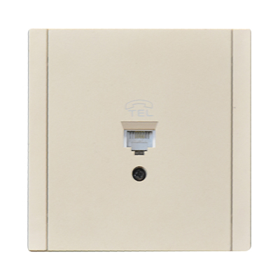 PRISE TÉLÉPHONIQUE ENCASTRABLE ULTRA-MINCE 1 PRISE RJ11 TB / TB9 OR 1050301015