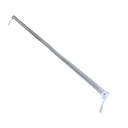 BARRE TRANSVERSALE POUR L’ÉCHAFAUDAGE – L 2,57 M – TUBE EN ACIER Q235 GALVANISÉ – TUBE PRINCIPAL 48 X 2,5 MM – POIDS NET 8,2 KG 2010604031