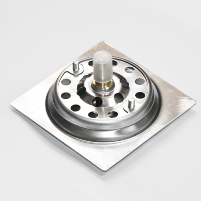 SIPHON SOL CARRE INOX SS304 10X10 CM 1010108024