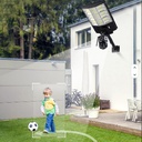 LAMPADAIRE SOLAIRE LED AVEC CAMERA INTEGRÉE IP65 300W-9000K,CAMÉRA,4G(Porte puce)CARTE SD 512Go(Non incluse), CAPTEUR MOUVEMENT  1050204094