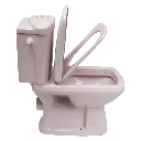 WC ANGLAISE COMPLET D/P DF132P HORIZ ROSE HLD