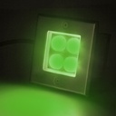 SPOT ENCASTRE AU SOL LED IP67 4x1 W CE & RoHS green 1050203152