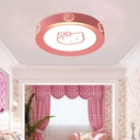PLAFONNIER 3 COULEUR ROSE BLANC D500mm  6446/500