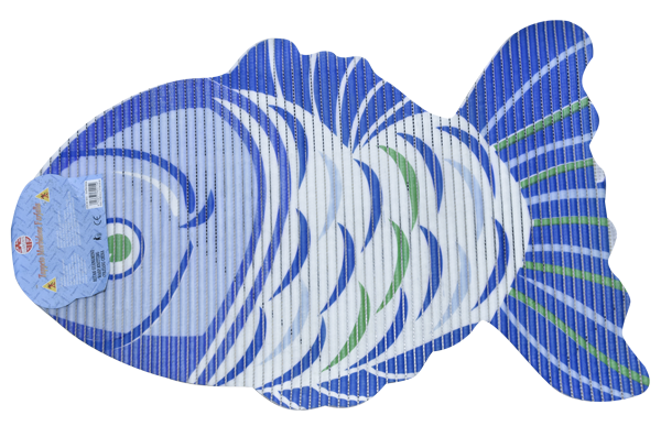 TAPIS DE DOUCHE POISSON BLEU
