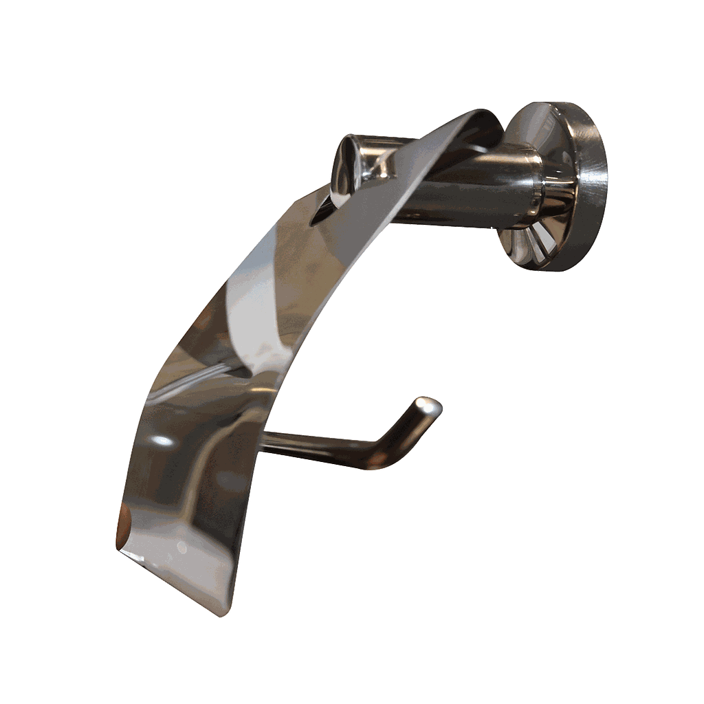 PORTE PAPIER HYGIENIQUE INOX A2(304) L.12XW.5XH.15cm 1010907019