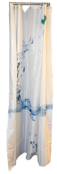 RIDEAU DE DOUCHE EN POLYESTER (L)180 x (W)180 cm 1010904113