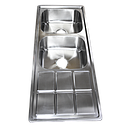 EVIER INOX DOUBLE BAC  L.1160 x W.500 x H.200 mm SS-922 1020201013