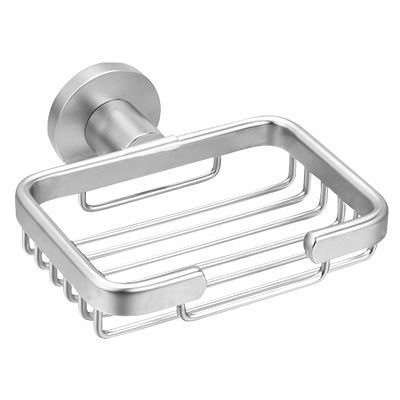 PORTE SAVON ALU ANODISE 130 x 130 x 40 mm 1010903022