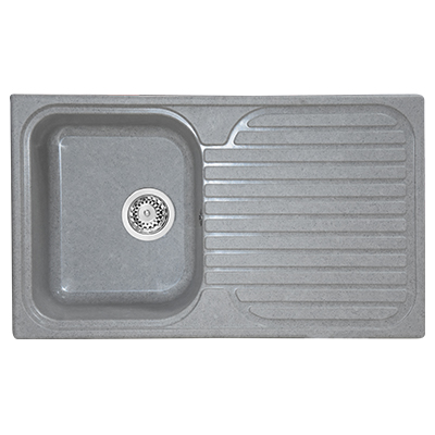 EVIER RESINE STKZ 1C1E GRANITO GRIS 21081002 -15%