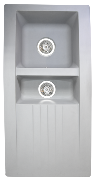 EVIER RESINE STKE 1.5 C1E PLATINIUM/POLY 11112005