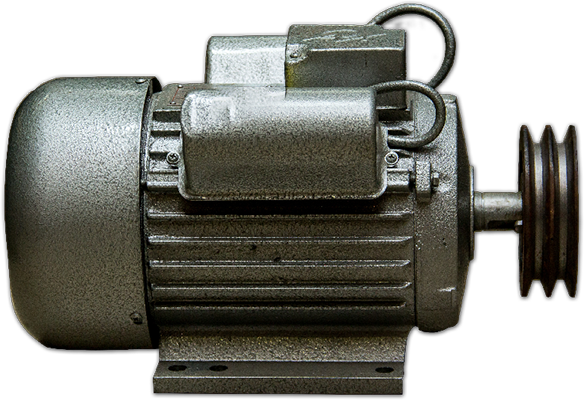 MOTEUR ELEC 1,5KW AVEC POULIE 230V/50HZ 2850RPM S1 IP44 MZ17077 Eko