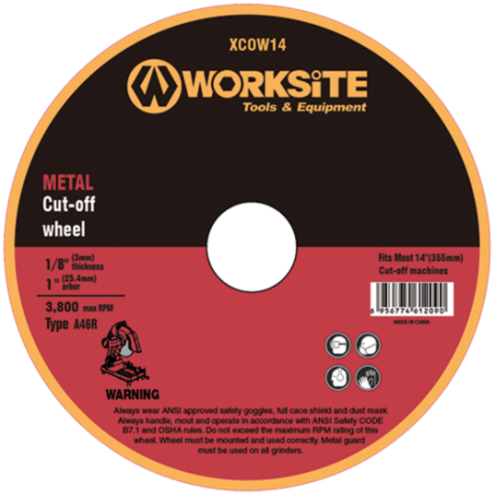 DISQUE POUR MEULEUSE 4" 100MM  WORKSITE XCOW4