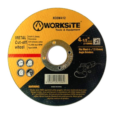 DISQUE POUR MEULEUSE 4"1/2  115MM  WORKSITE XCOW412