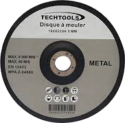 DISQUE TRONC. TECHTOOLS CD115 115X22.2X3MM U954101 GRIS (dstk)(40)