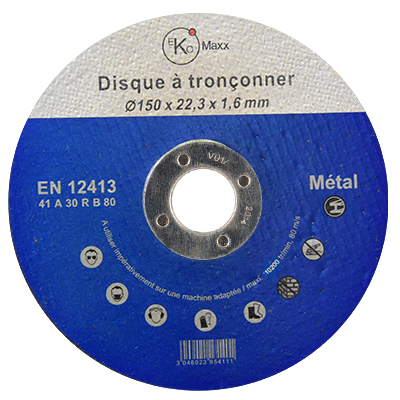 DISQUE TRONC.EKO Maxx BLUE  CD150 U954113  150 x 22.3x 1.6 mm