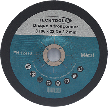 DISQUE TRONC. TECHTOOLS U954114 180x22.3x2.2 mm (dstk)