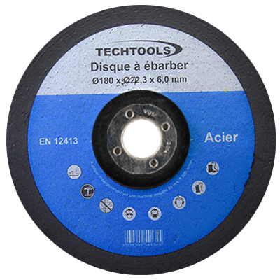 DISQUE A EBARBER.ACIER TECHT 180x22.3x6.0 mm U954134