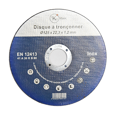 DISQUE TRONC. METAL EKOMAXX CD125 125x22.3x1.2mm U954112 N*