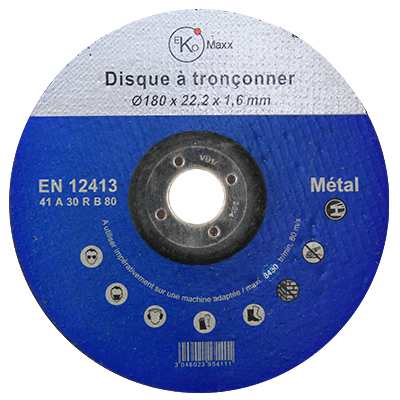 DISQUE TRONC. EKO Maxx 180x22.2x1.6 mm U954124 N*