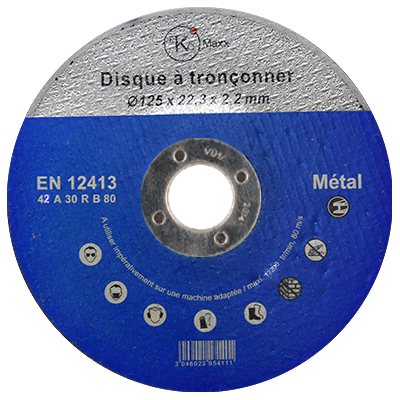 DISQUE TRONC 125x22.3x2.2 mm EKOMAXX U954117 N*