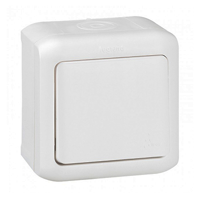 FORIX BLANC ETANCHE BOUTON POUSSOIR BLANC IP44 782364