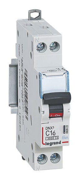 DISJ MODULAIRE 1P+NG C16 6kA  DNX3 (6019) 406774