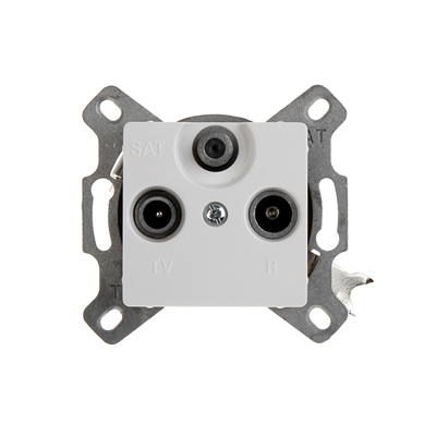 CARIVA BLANC PRISE TV-RD-SAT 773635