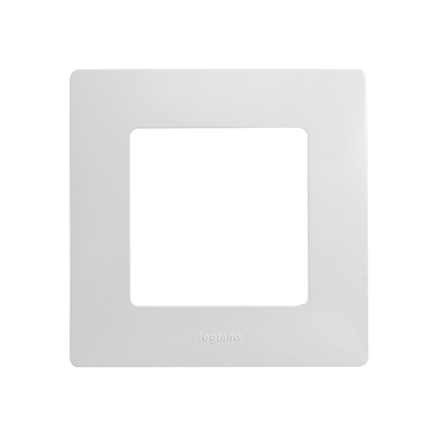 NILOE PUR PLAQUE SIMPLE BLANC 665001